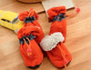 4pcs Antiskid Puppy Shoes for winter