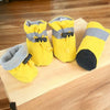 4pcs Antiskid Puppy Shoes for winter