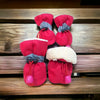 4pcs Antiskid Puppy Shoes for winter