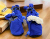 4pcs Antiskid Puppy Shoes for winter