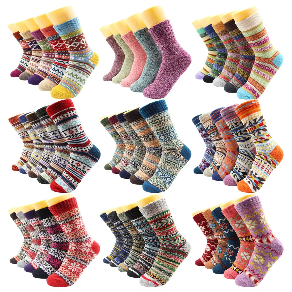 5 Pairs Nordic Socks