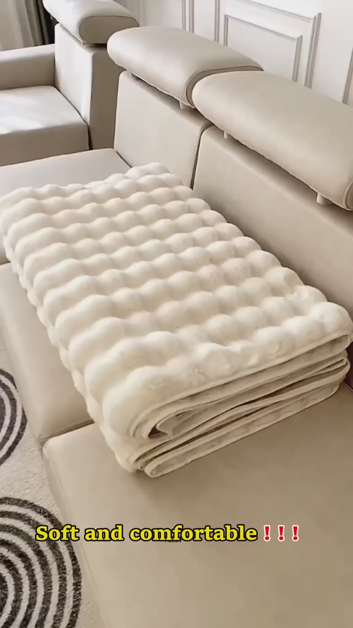 Rabbit Plush Sofa Cover