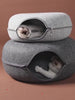 Load and play video in Gallery viewer, Donut Cat Bed