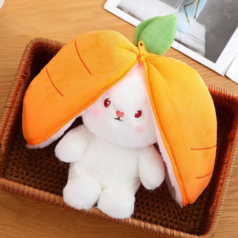 18/70cm Creative Cute Doll Carrot Rabbit Plush - Cheapstuff2.com