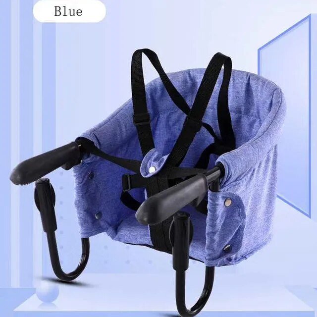 Baby Chair For Eating Portable Foldable Travel Hook On Highchair Clips to Dining Table Kids Feeding Chair with Safety Belt New - Cheapstuff2.com