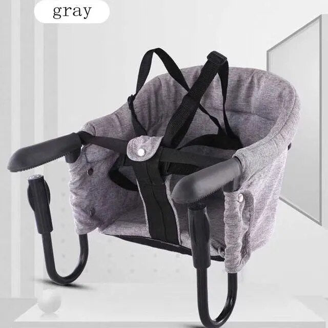 Baby Chair For Eating Portable Foldable Travel Hook On Highchair Clips to Dining Table Kids Feeding Chair with Safety Belt New - Cheapstuff2.com