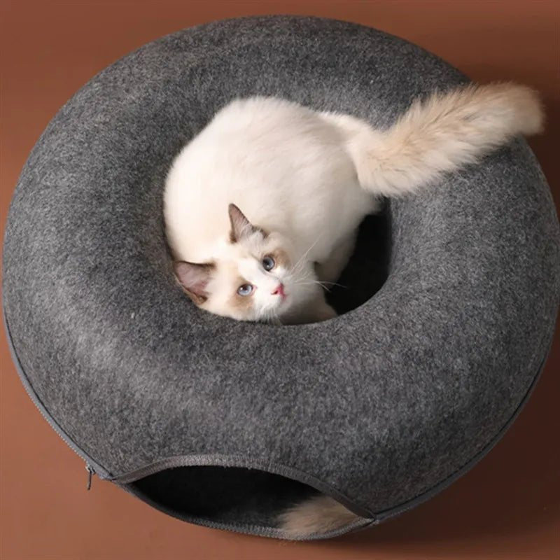 Donut Cat Bed - Cheapstuff2.com