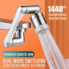 Stainless steel Universal 1080 °Swivel Robotic Arm Swivel Extension Faucet Aerator Kitchen Sink Faucet Extender 2Water Flow Mode - Cheapstuff2.com